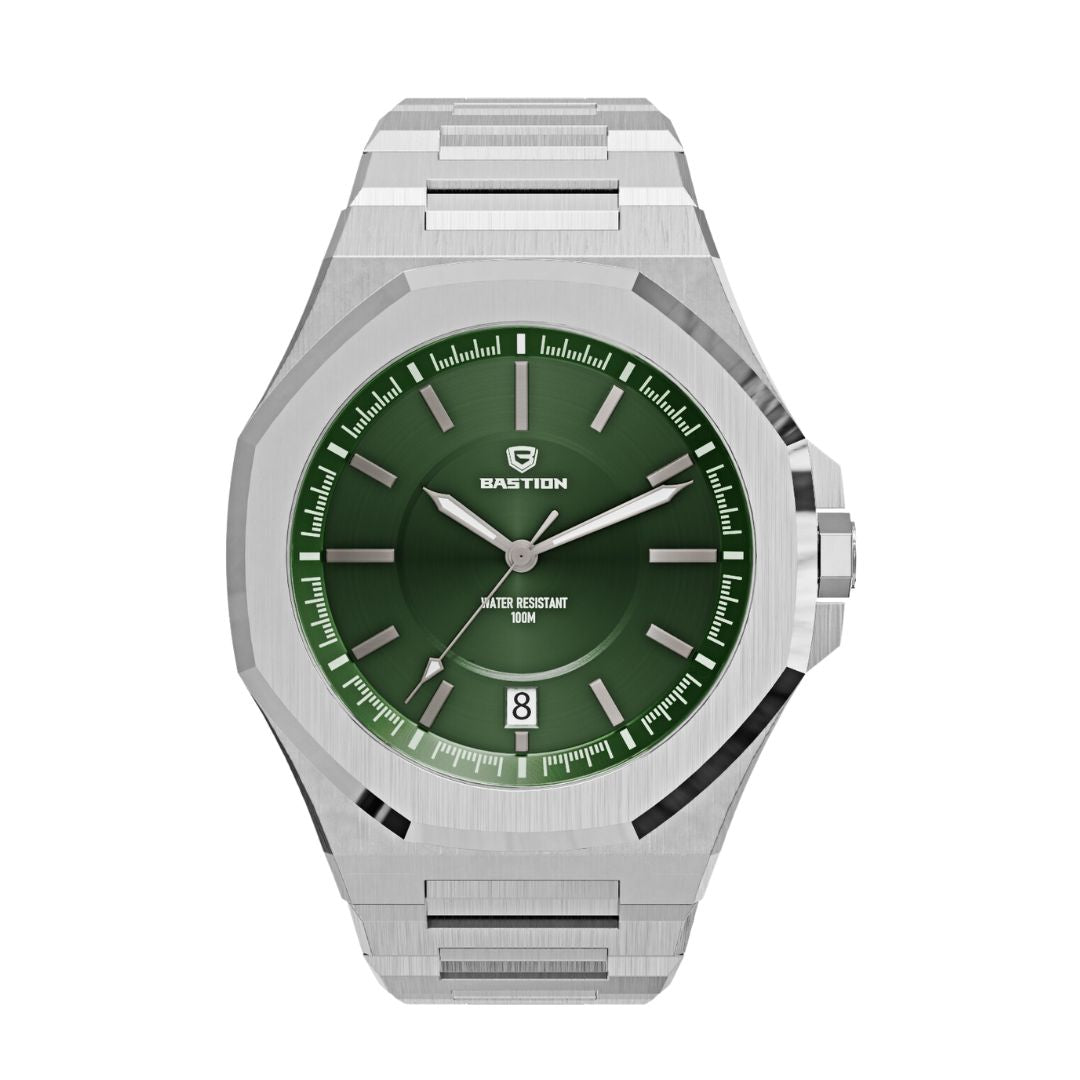 NOMAD - STAINLESS STEEL AUTOMATIC 42MM WATCH, WATERPROOF 10ATM (100m)