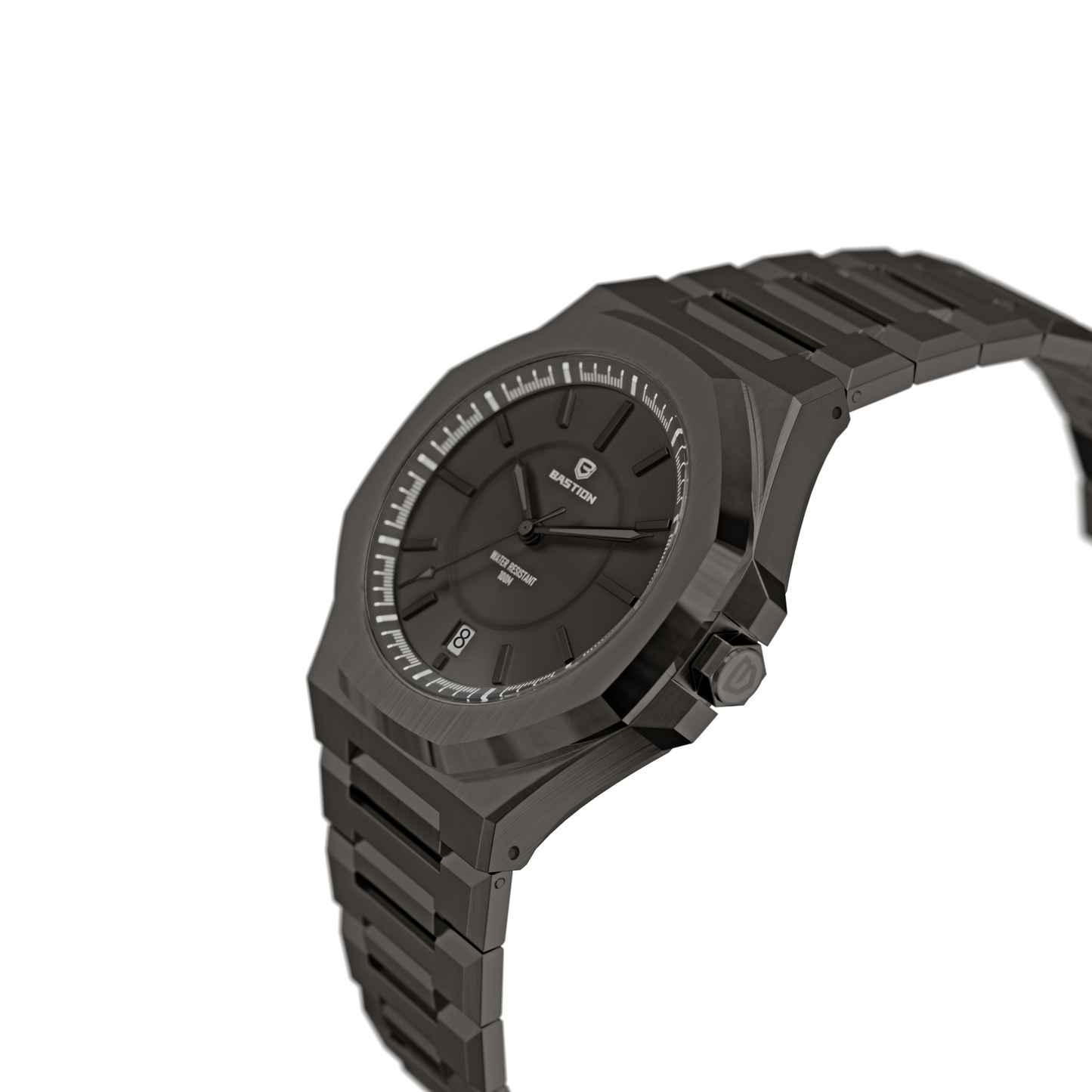 NOMAD - STAINLESS STEEL AUTOMATIC 42MM WATCH, WATERPROOF 10ATM (100m)