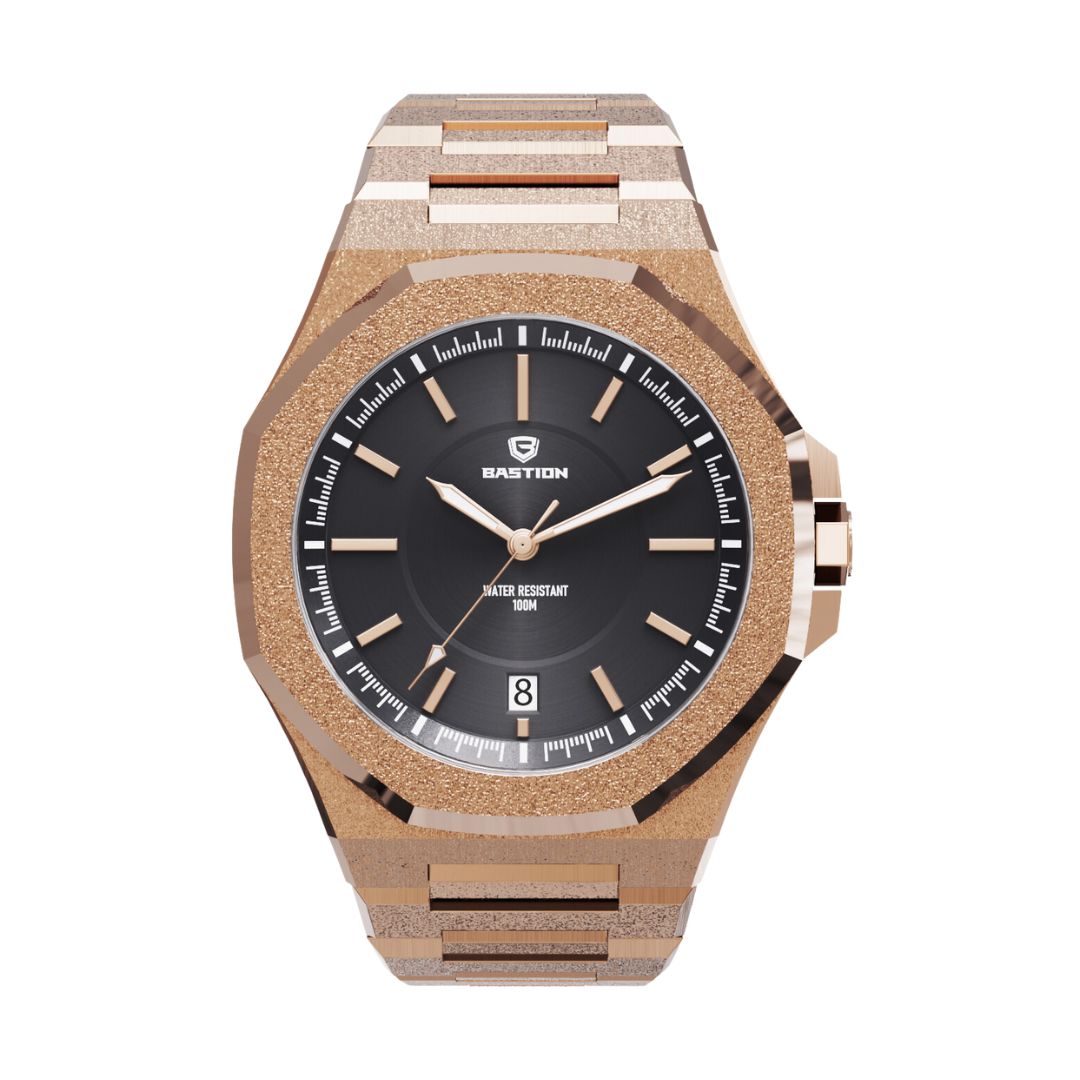 NOMAD - STAINLESS STEEL AUTOMATIC 42MM WATCH, WATERPROOF 10ATM (100m)